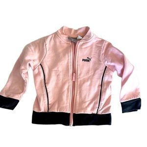 PUMA: Toddler Girl Jacket (Size : 18M) Pink & Black
